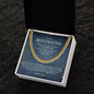 To My Boyfriend Cuban Chain Necklace *h22