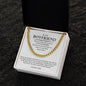 To My Boyfriend Cuban Chain Necklace *bfc3
