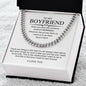 To My Boyfriend Cuban Chain Necklace *bfc3