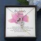 To My Boyfriend's Mom - Pink Rose Necklace *bf23