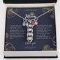 To My Badass Mom Peapod Necklace