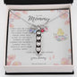To My Mommy From Your Tummy Push Present Baby Shower Necklace
