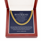 To My Boyfriend Cuban Chain Necklace *h19