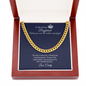 To my Boyfriend Cuban Chain Necklace *bf5