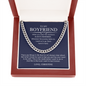 To My Boyfriend Cuban Chain Necklace *h19