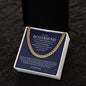 To My Boyfriend Cuban Chain Necklace *h20