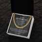 CUSTOM - To My Boyfriend Necklace Love Madison Madi