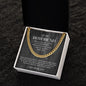 CUSTOM - Boyfriend Cuban Necklace Amelia Lyon