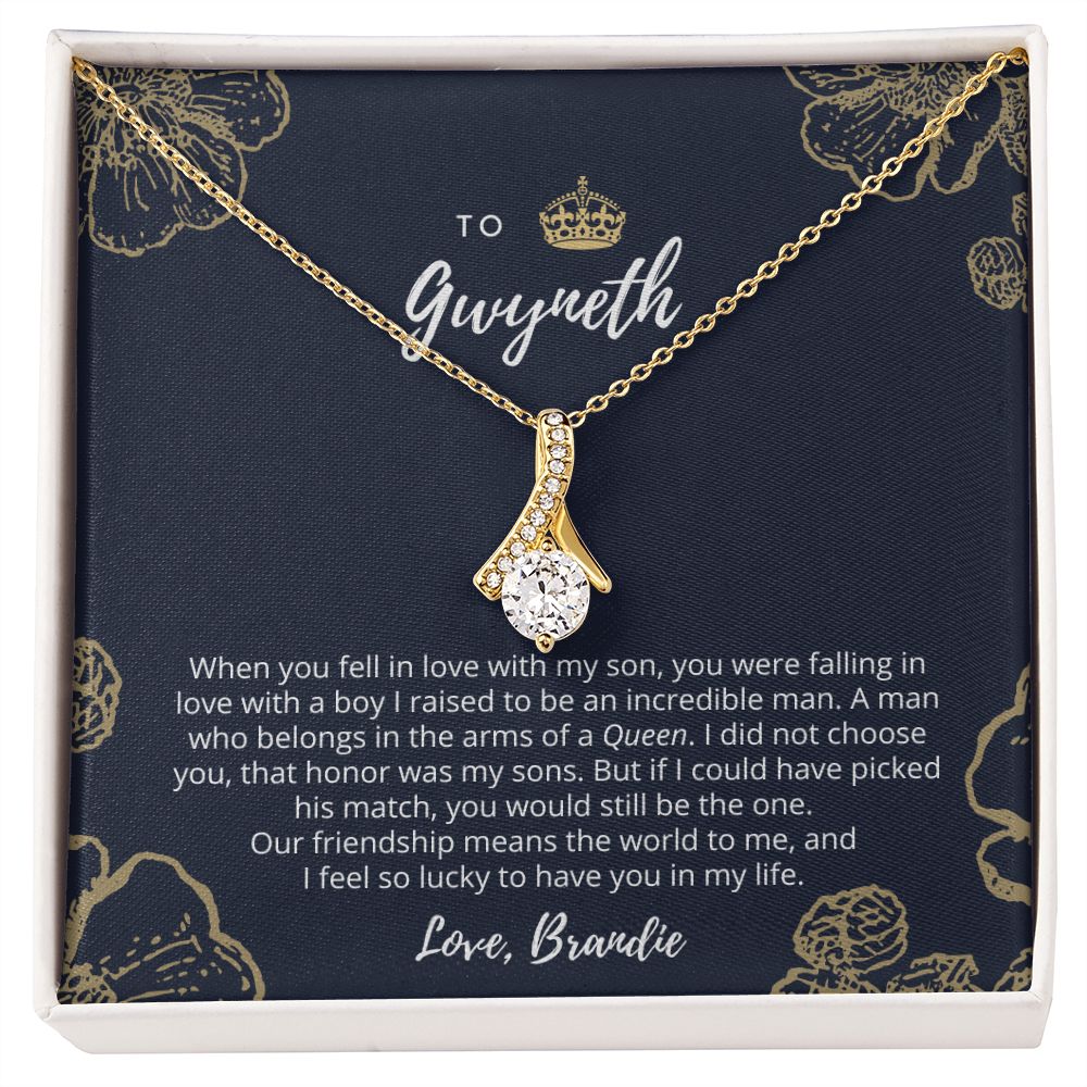 CUSTOM - To My Son's Girlfriend Brandie Gruending