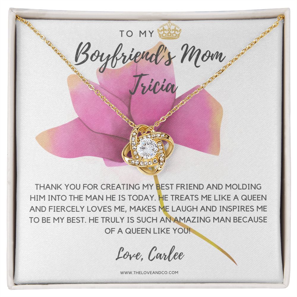 CUSTOM - To My Boyfriend's Mom Love Carlee