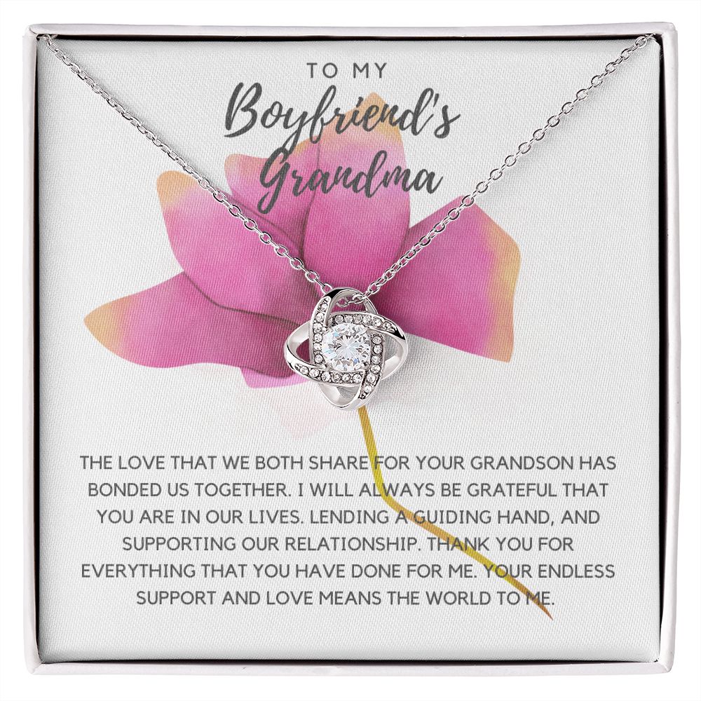 Boyfriend's Grandma Love Knot Necklace *bfg1