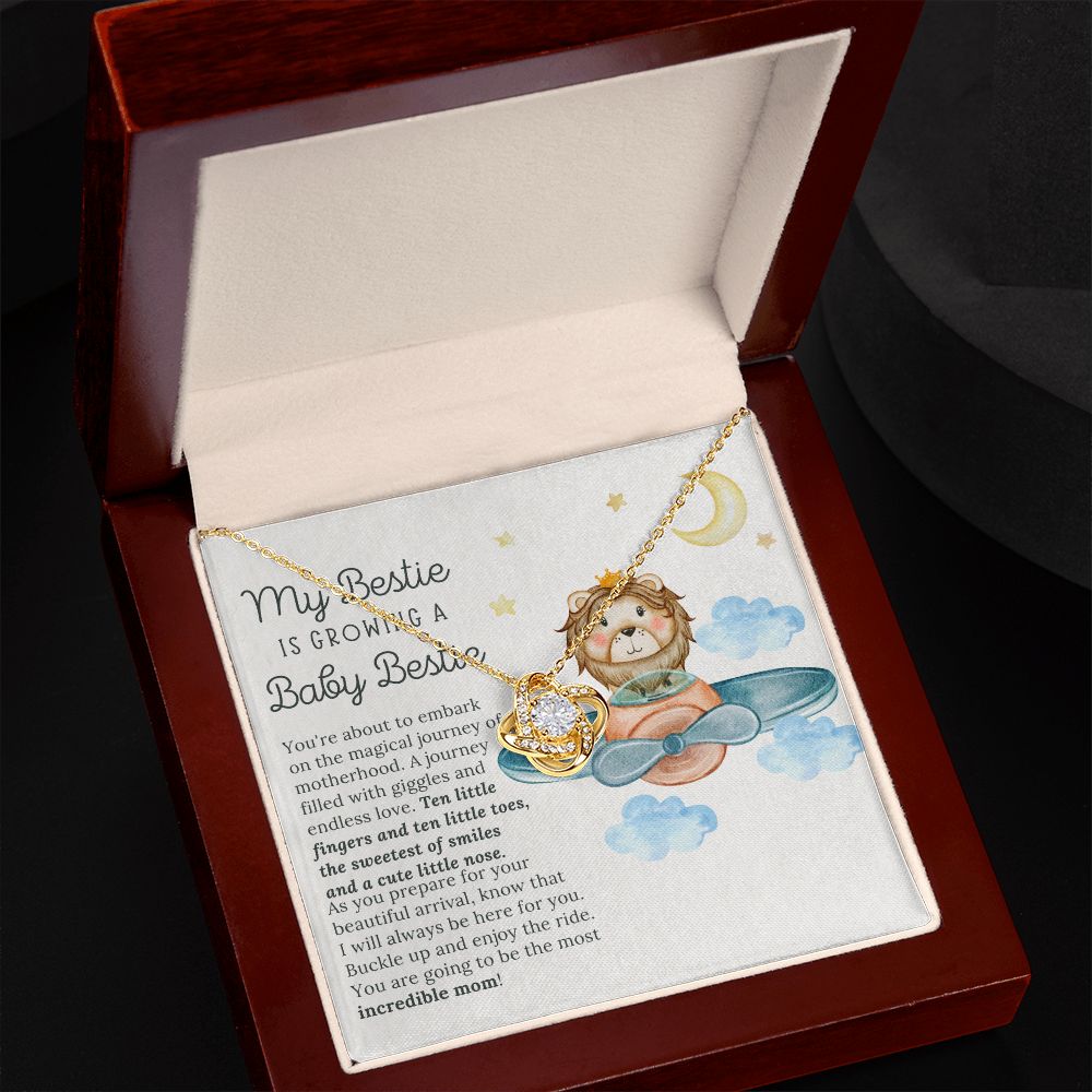 My Best Pregnancy Little Lion Necklace