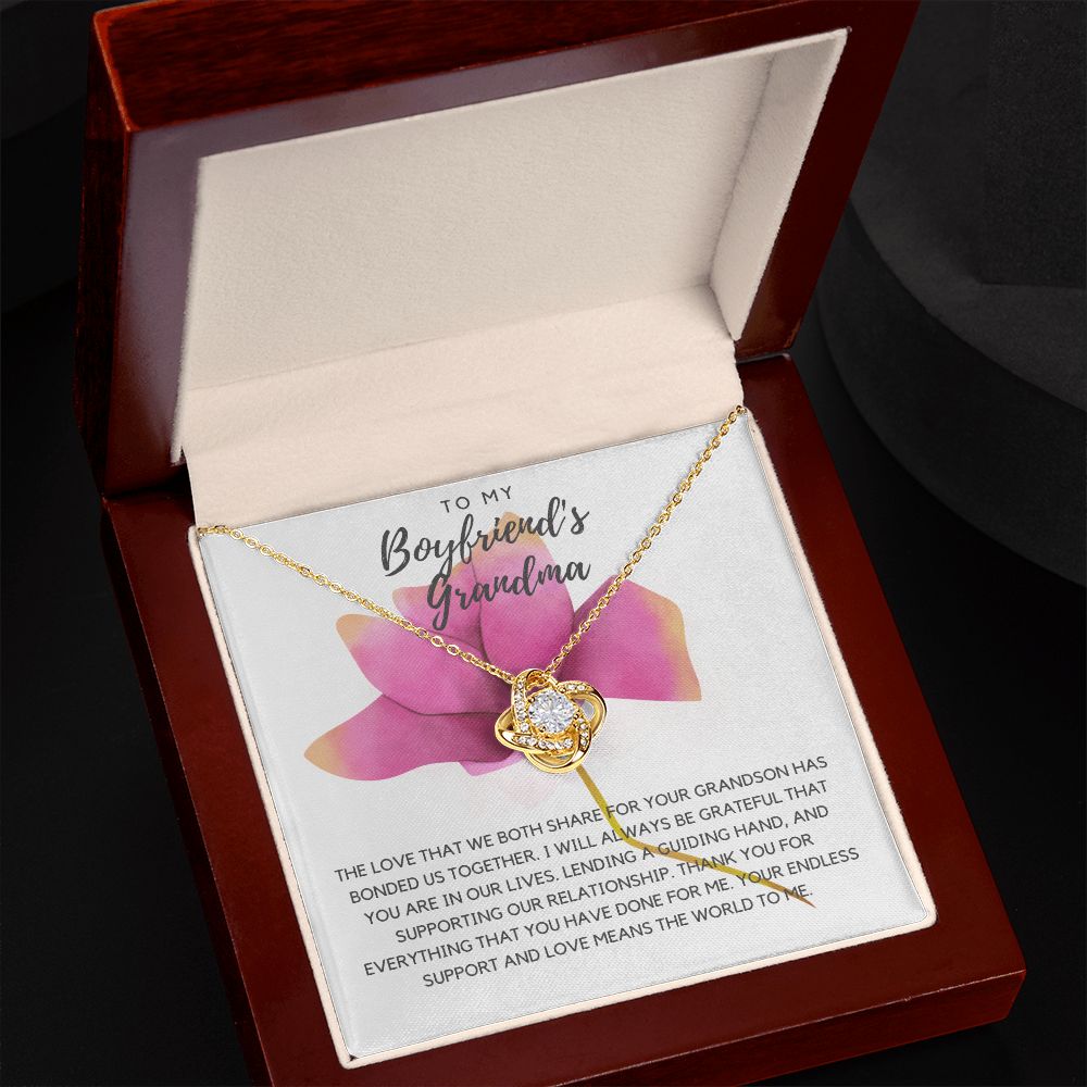 Boyfriend's Grandma Love Knot Necklace *bfg1