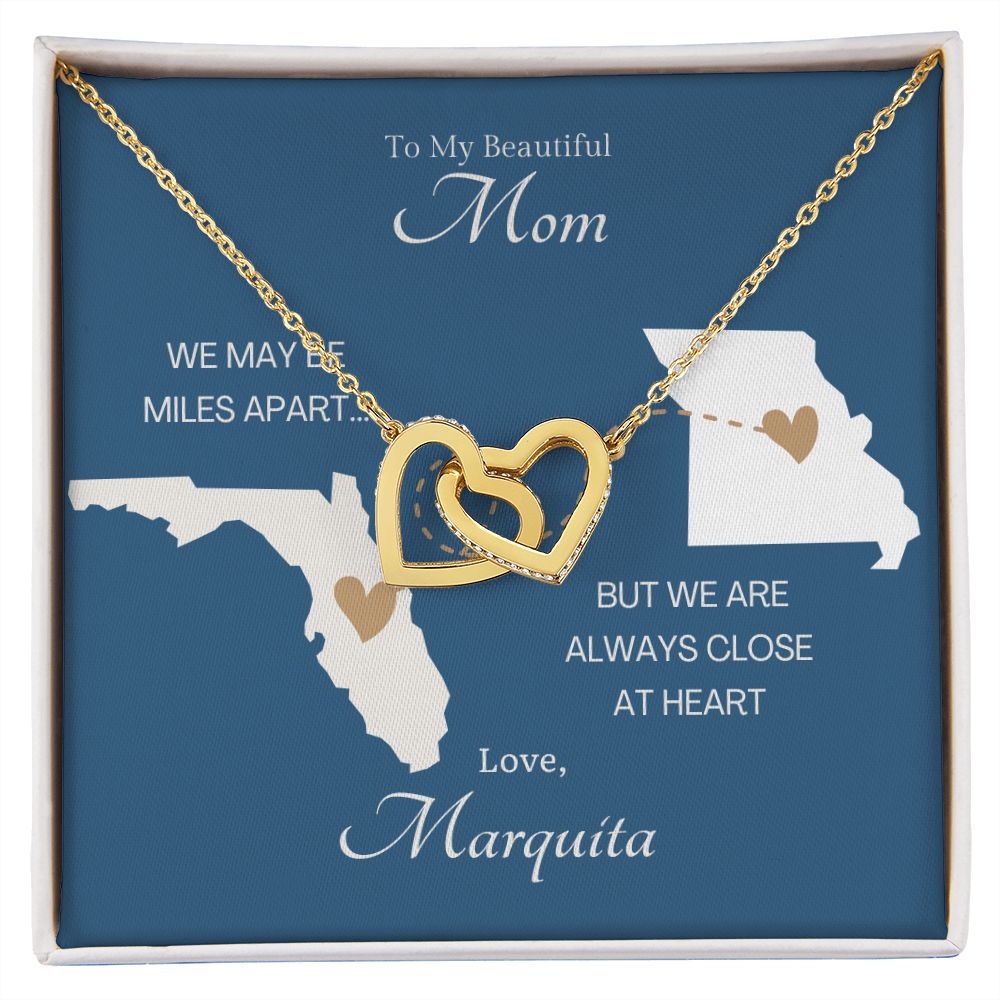 CUSTOM - To My Long Distance Mom Love Marquita McNair
