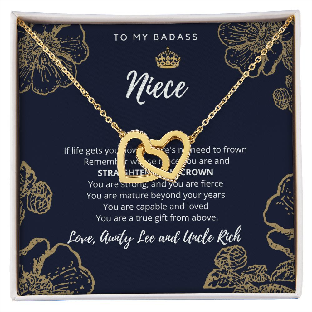 CUSTOM - To My Badass Niece Necklace Leeanmarie