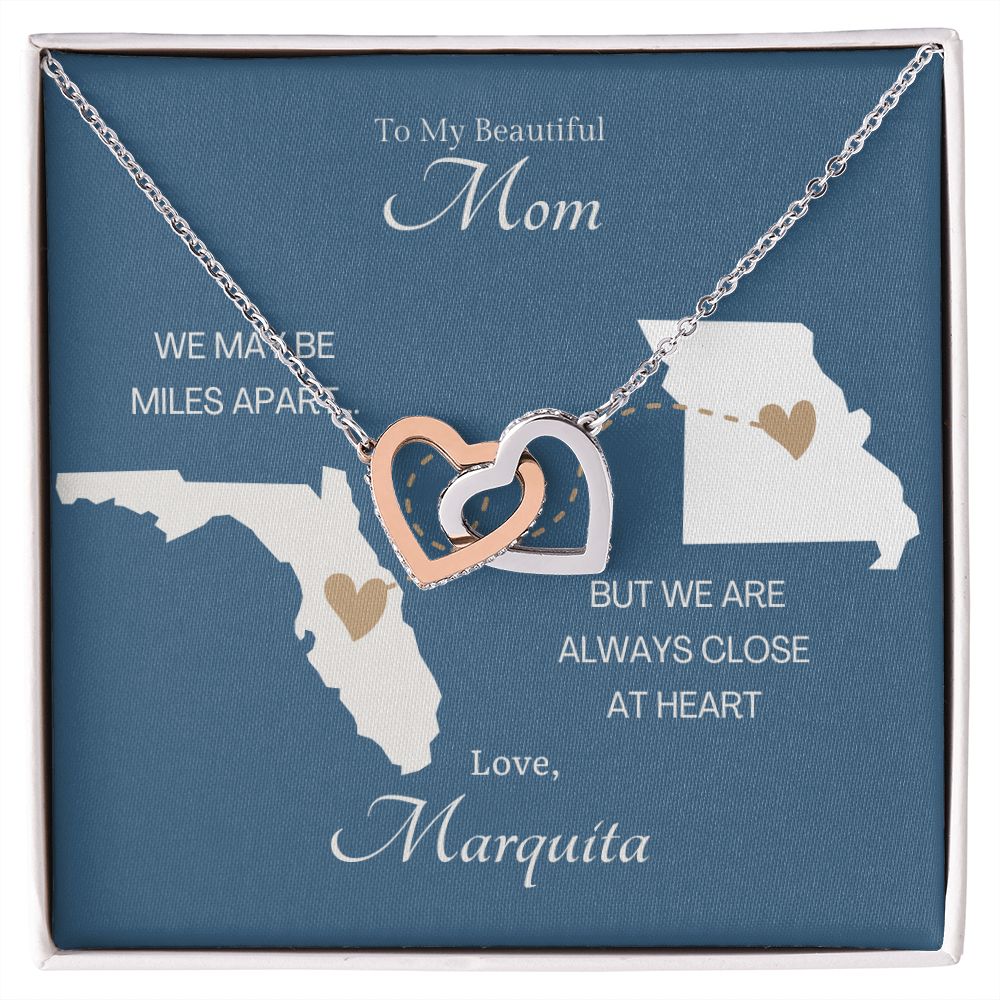 CUSTOM - To My Long Distance Mom Love Marquita McNair