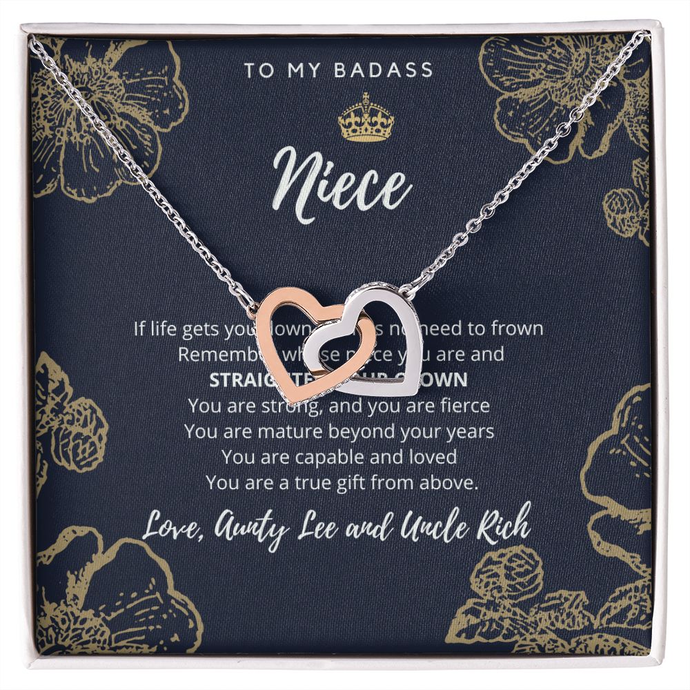 CUSTOM - To My Badass Niece Necklace Leeanmarie