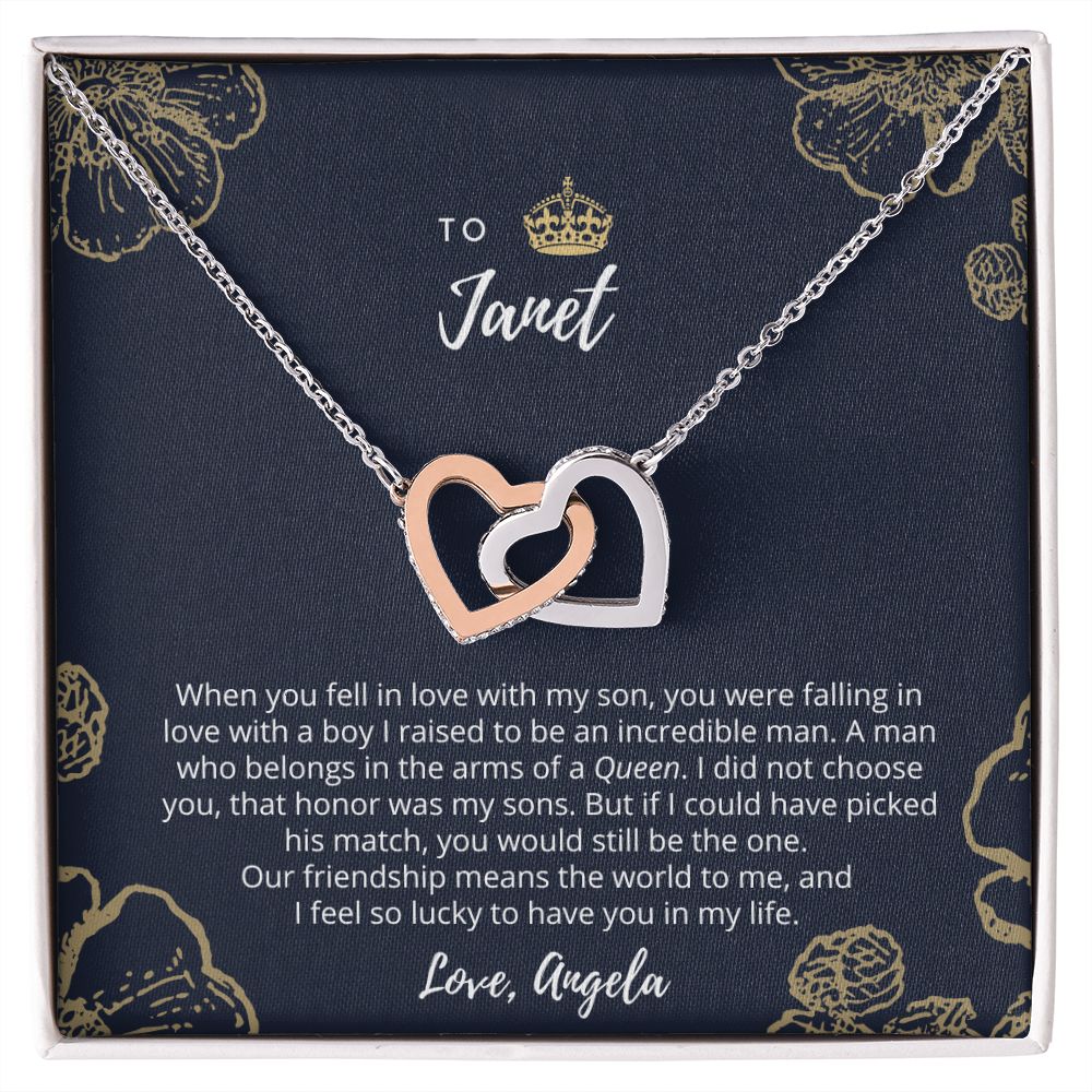 CUSTOM - To My Son's Girlfriend Love Angela Hayes
