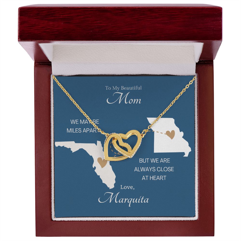 CUSTOM - To My Long Distance Mom Love Marquita McNair