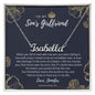 To My Son's Girlfriend Name Necklace *sgn75