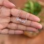 To My Son's Girlfriend Name Necklace *sgn90