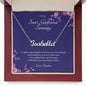 CUSTOM - To My Son's Girlfriend Initial Necklace Love Sandra1