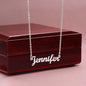 To My Son's Girlfriend Name Necklace *sgn85