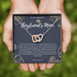 To My Badass Boyfriend's Mom Necklace *bf36
