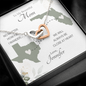 To My Beautiful Mom Long Distance Love Knot *mld17