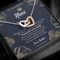 To My Badass Niece Love Auntie Interlocking Bracelet