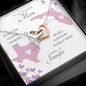 To My Beautiful Mom Long Distance Love Knot *mld16