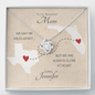 To My Beautiful Mom Long Distance Love Knot *mld3