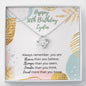 Happy 50th Birthday Necklace
