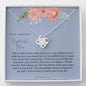 To My Boyfriend's Mom Necklace *bg60