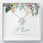 Number One Cat Mom Funny Necklace