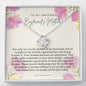 To My Boyfriend's Mom Necklace *bg20