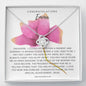 Congratulations Personalized Graduation Necklace *gd5l