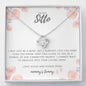 To My Sitto From Granddaughter Necklace