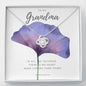To My Grandma - Purple Flower
