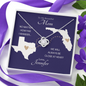 To My Beautiful Mom Long Distance Love Knot *mld10