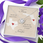 To My Beautiful Mom Long Distance Love Knot *mld3