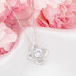 To My Aunt Necklace, Aunt from Niece Gift - Purple Flower