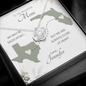 To My Beautiful Mom Long Distance Love Knot *mld2