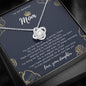 To My Badass Mom Necklace From Daughter