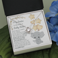 My Baby is Growing a Baby Bestie Love Knot Necklace *bb1