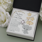 My Baby is Growing a Baby Bestie Love Knot Necklace *bb1