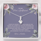 To My Son's Girlfriend Necklace *gf32