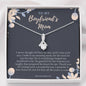 To My Boyfriend's Mom Necklace *bf78
