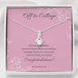 Off to College Graduation Necklace *gd33