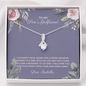 To My Son's Girlfriend Necklace *gf34